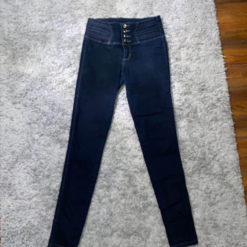 High waisted jegging